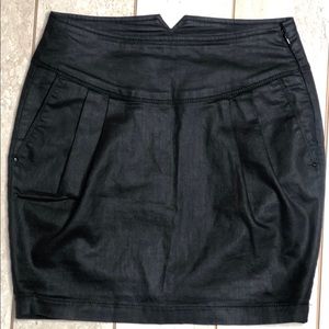Guess Womens Mini Skirt Size 25 S black Stretch
